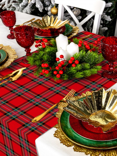 Скатерть-дорожка «Red scots Style»