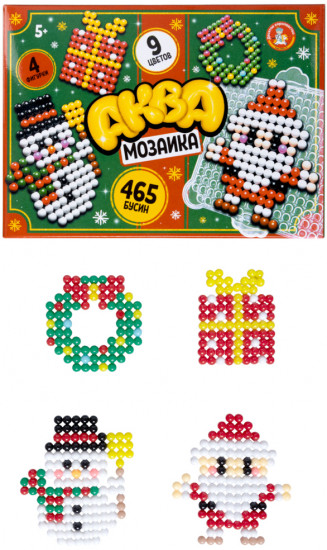Аквамозаика для детей «Новый год»