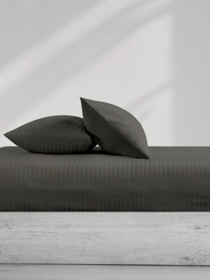 Простыня на резинке «Charcoal»