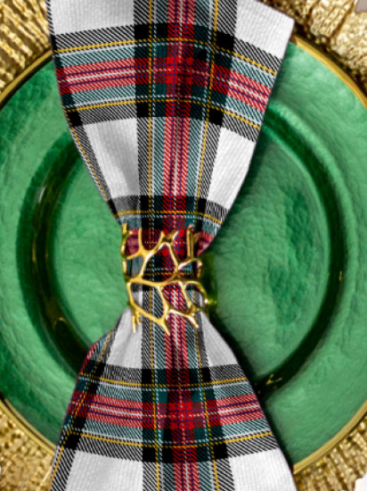 Комплект салфеток «White scots Style»