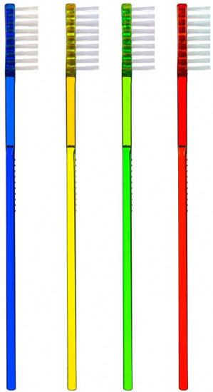 Набор зубных щеток с нанесенной зубной пастой