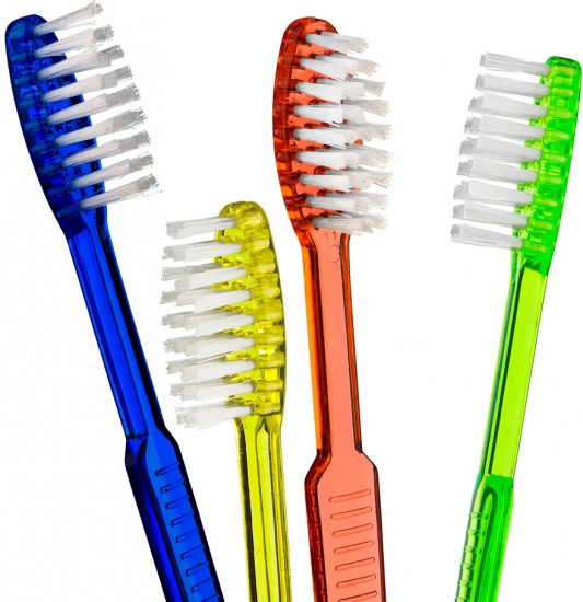 Набор зубных щеток с нанесенной зубной пастой