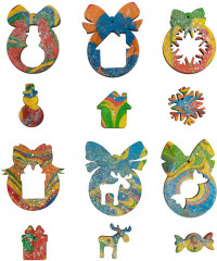 Набор для рисования на воде «Эбру. Ёлочные игрушки» - Фото 4