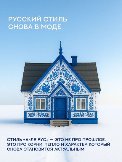 Комплект постельного белья «Гжель»