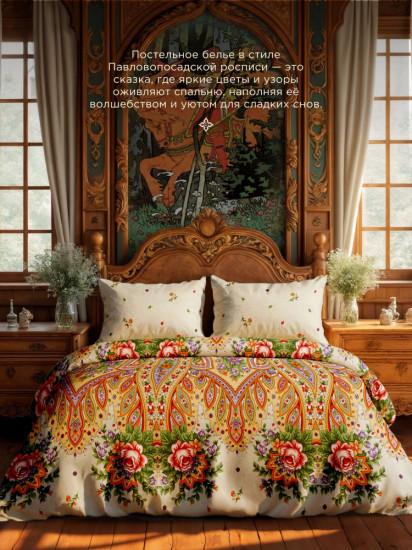 Комплект постельного белья «Павловопосадский»
