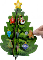 Игра развивающая деревянная на липучках «Наряжаем ёлочку» - Фото 5