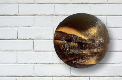 Картина фактурная авторская «Дыхание ночи» - Фото 8