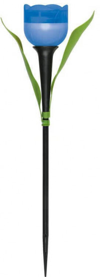 Светильник садовый на солнечной батарее «Blue tulip»