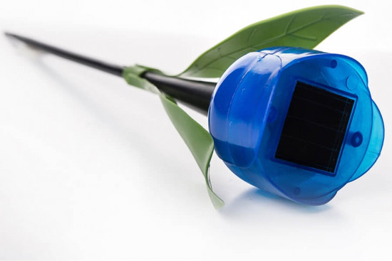 Светильник садовый на солнечной батарее «Blue tulip»