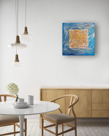 Картина фактурная авторская «Aurora»