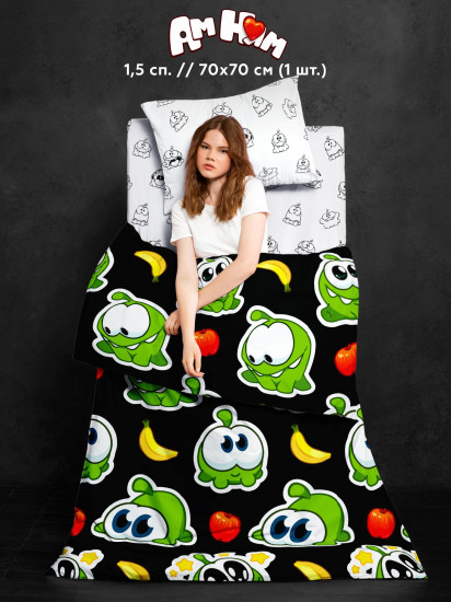 Комплект постельного белья «Монстрик Ам Ням»