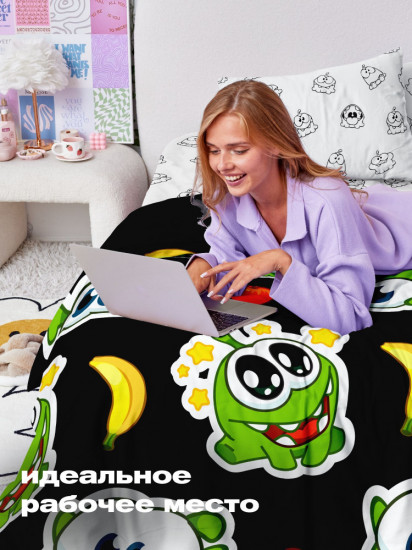 Комплект постельного белья «Монстрик Ам Ням»