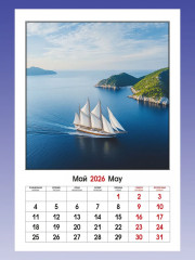 Календарь настенный на 2026 год «Парусники» - Фото 4