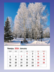 Календарь настенный на 2026 год «Пейзажи России» - Фото 2
