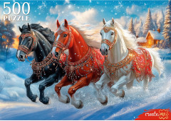 Пазл «Новогодняя тройка» - Фото 2