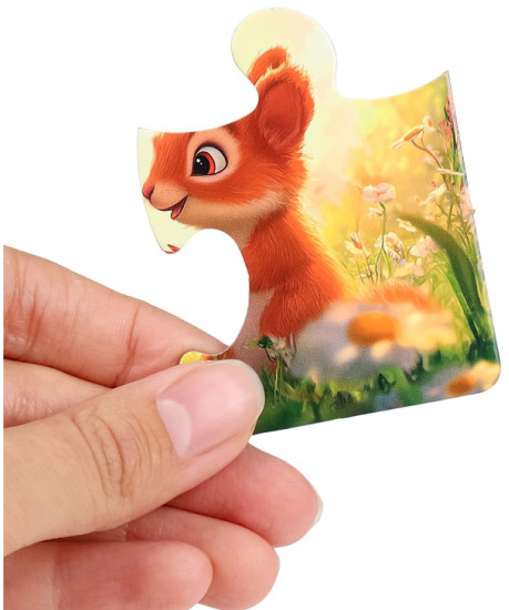 Пазл 9 в 1 «Лесные животные»