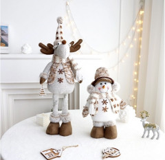 Набор новогодних игрушек на телескопических ножках «Олень и Снеговик» - Фото 1