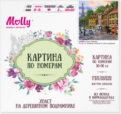 Картина по номерам «Улочки Парижа» - Фото 2