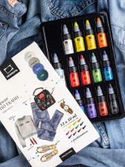 Набор акриловых красок для ткани - Фото 3