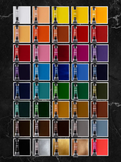 Набор красок акриловых в тюбиках подарочный