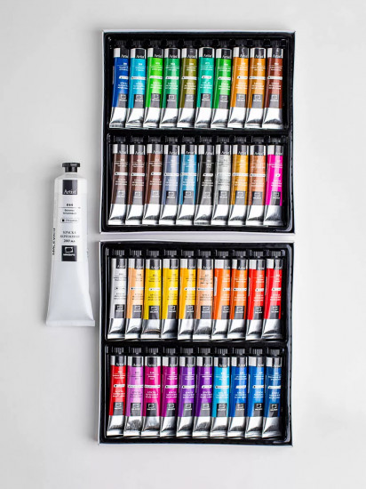 Набор красок акриловых в тюбиках подарочный