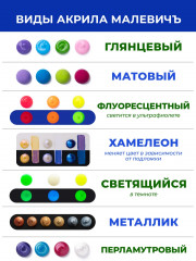 Набор красок акриловых в тюбиках подарочный - Фото 14