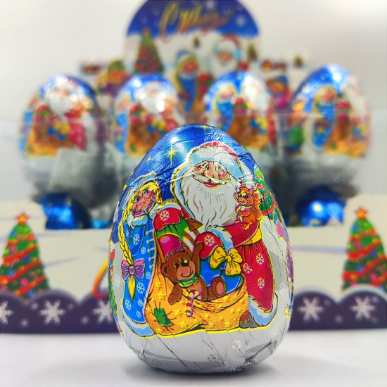 Яйцо шоколадное с сюрпризом «Новогодняя сказка»