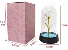 Светящаяся роза в колбе - Фото 2