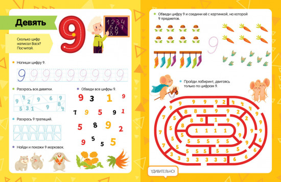 Учимся считать. Обучение счёту. Тетрадь-тренажер