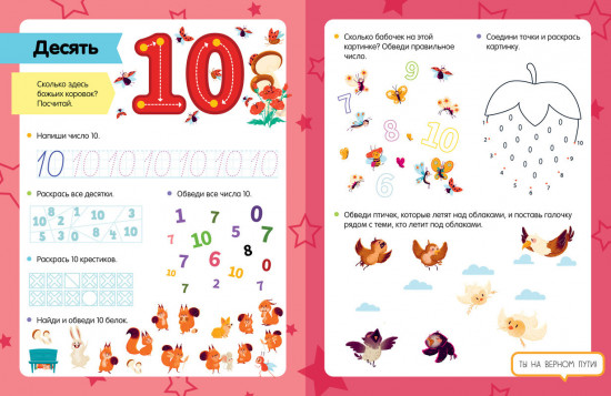 Учимся считать. Обучение счёту. Тетрадь-тренажер