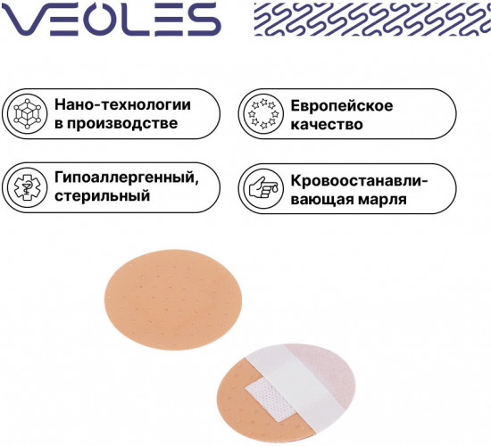 Пластырь гемостатический (кровоостанавливающий) стерильный