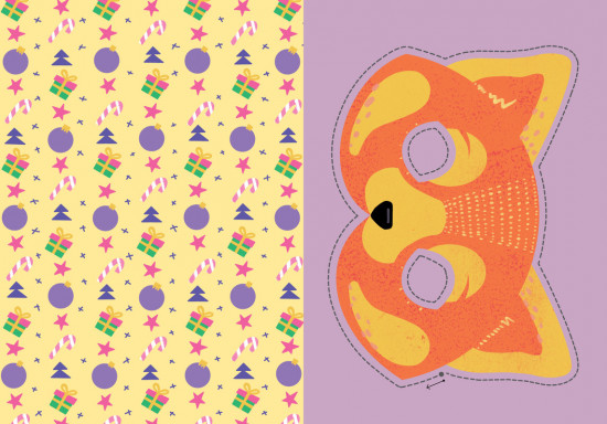 Новогодняя вырезалка малыша