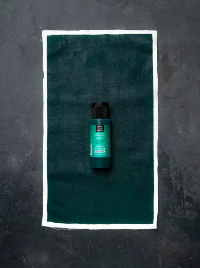 Краска акриловая по ткани, зелёная ФЦ