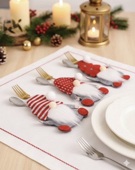 Набор держателей для столовых приборов «Гномики»