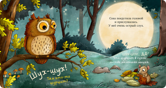 Совушка в лесу. Первая книга малыша о природе