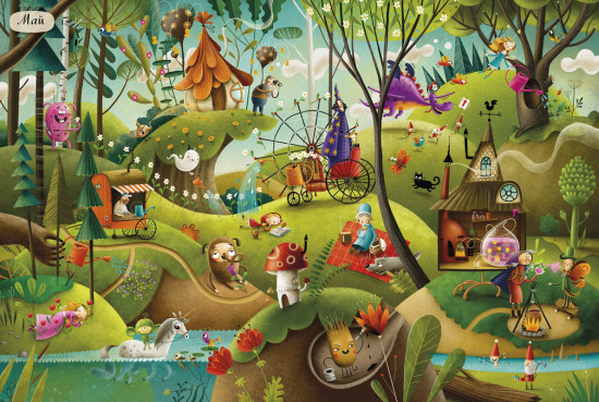 Найди и покажи. Год в Стране чудес