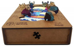 Пазл деревянный «Стич на волне» - Фото 13