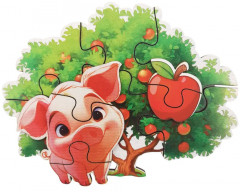 Пазл деревянный 11 в 1 «Весёлая ферма» - Фото 2