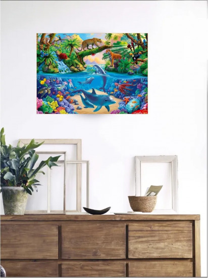 Пазл «Удивительный дикий мир»