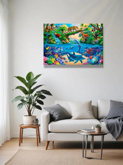 Пазл «Удивительный дикий мир»