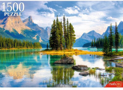 Пазл «Утреннее озеро в горах» - Фото 2