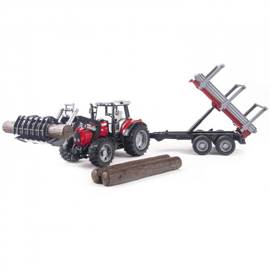 Трактор с манипулятором «Massey Ferguson»
