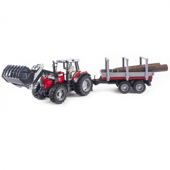 Трактор с манипулятором «Massey Ferguson»