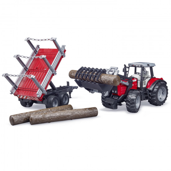Трактор с манипулятором «Massey Ferguson»