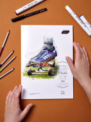 Папка с бумагой для графики и маркеров - Фото 5