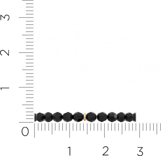 Браслет из стекла с золотом