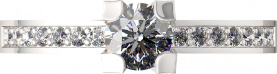 Кольцо из серебра