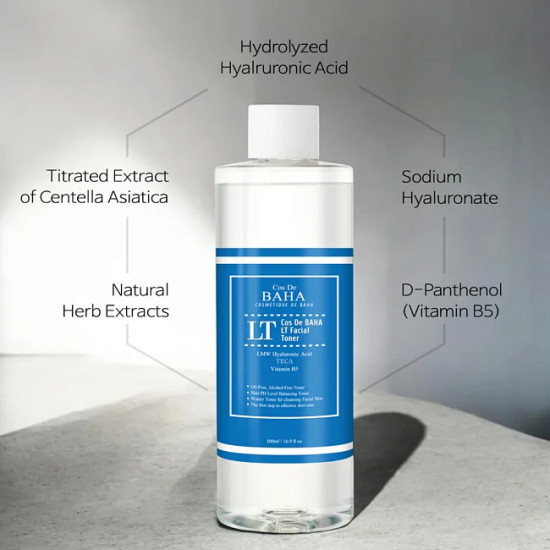 Тонер для лица с низкомолекулярной гиалуроновой кислотой «LT Facial Toner»