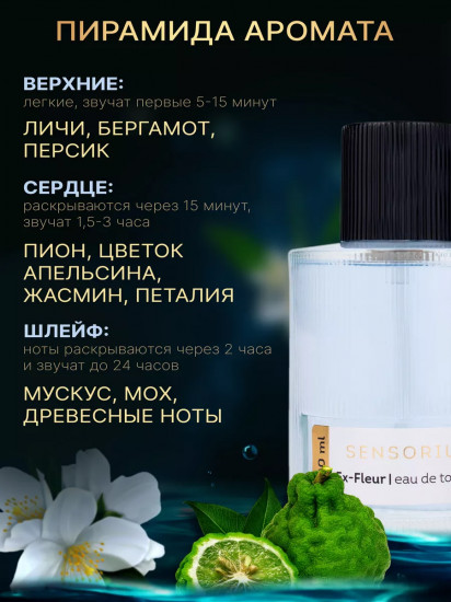 Туалетная вода женская «Ex-Fleur»