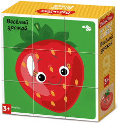 Кубики пластиковые «Веселый урожай» - Фото 1